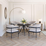 ZUO Dinos Dining Table Black