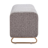 ZUO Pender Bench Stone Gray