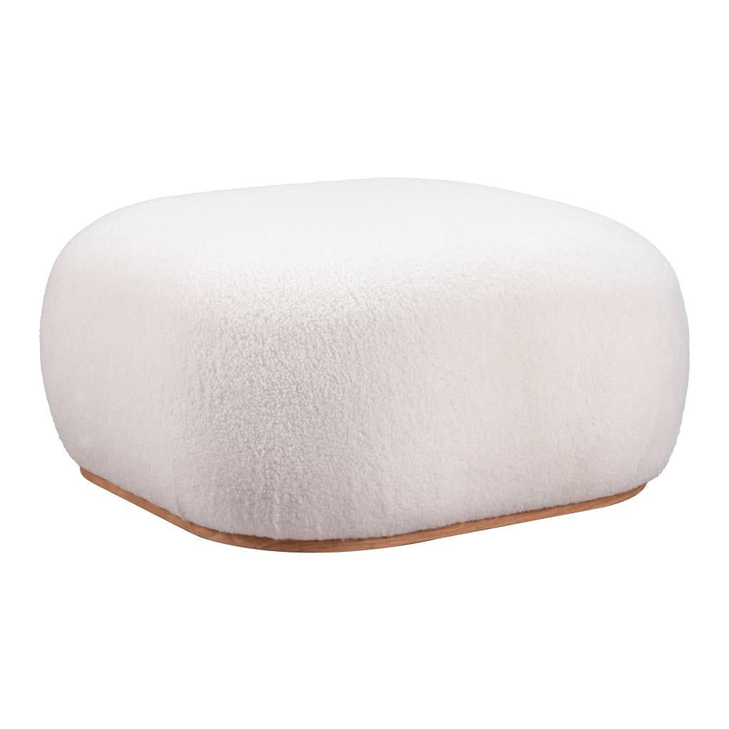 ZUO Azua Ottoman Cream