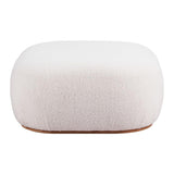 ZUO Azua Ottoman Cream