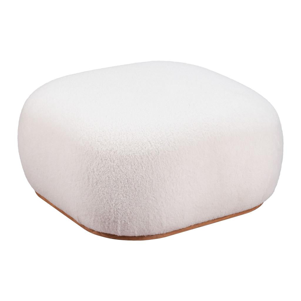 ZUO Azua Ottoman Cream