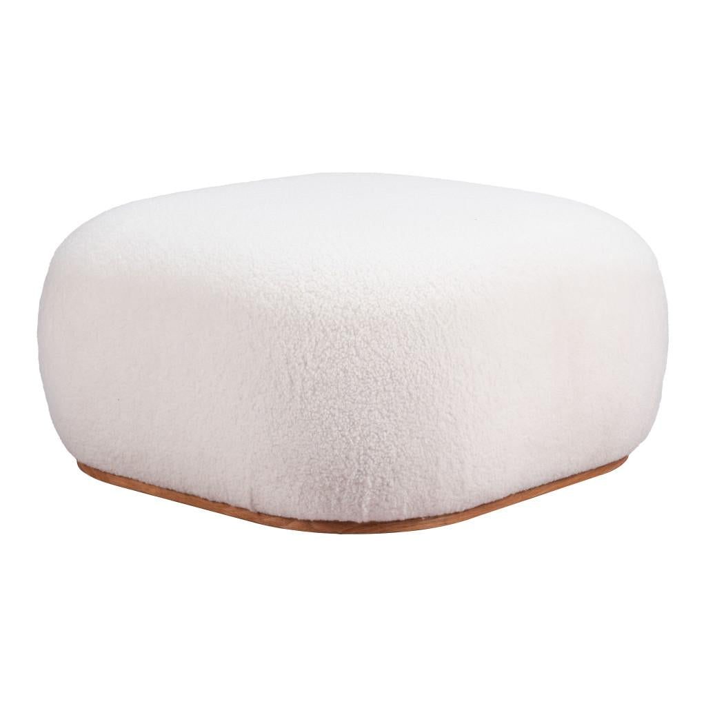 ZUO Azua Ottoman Cream