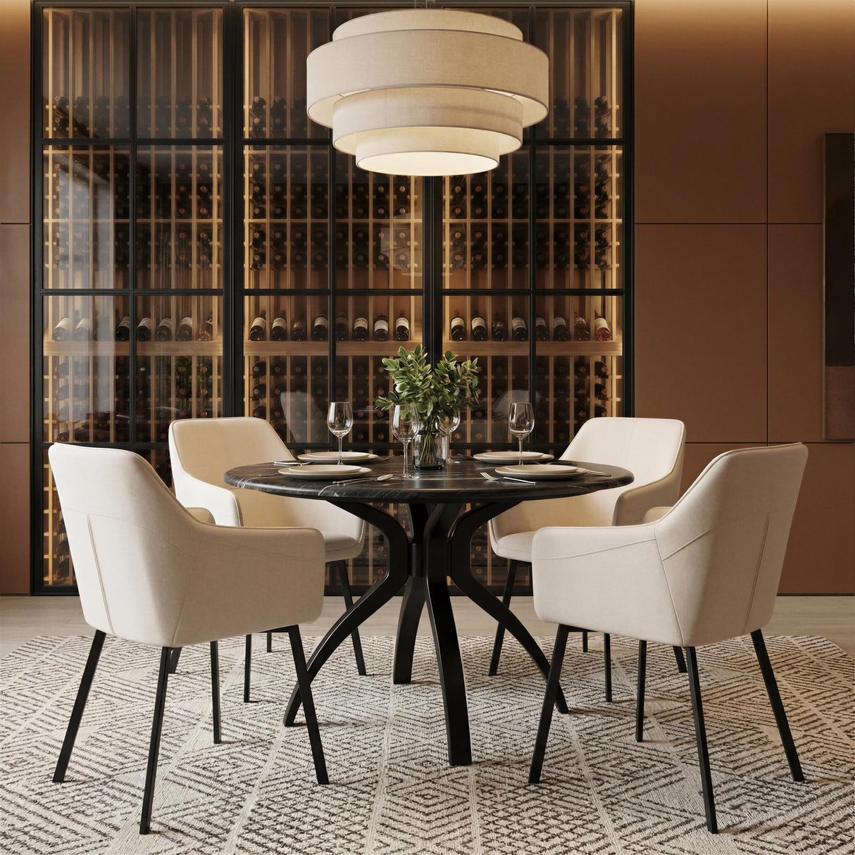 ZUO Sumay Dining Table Black