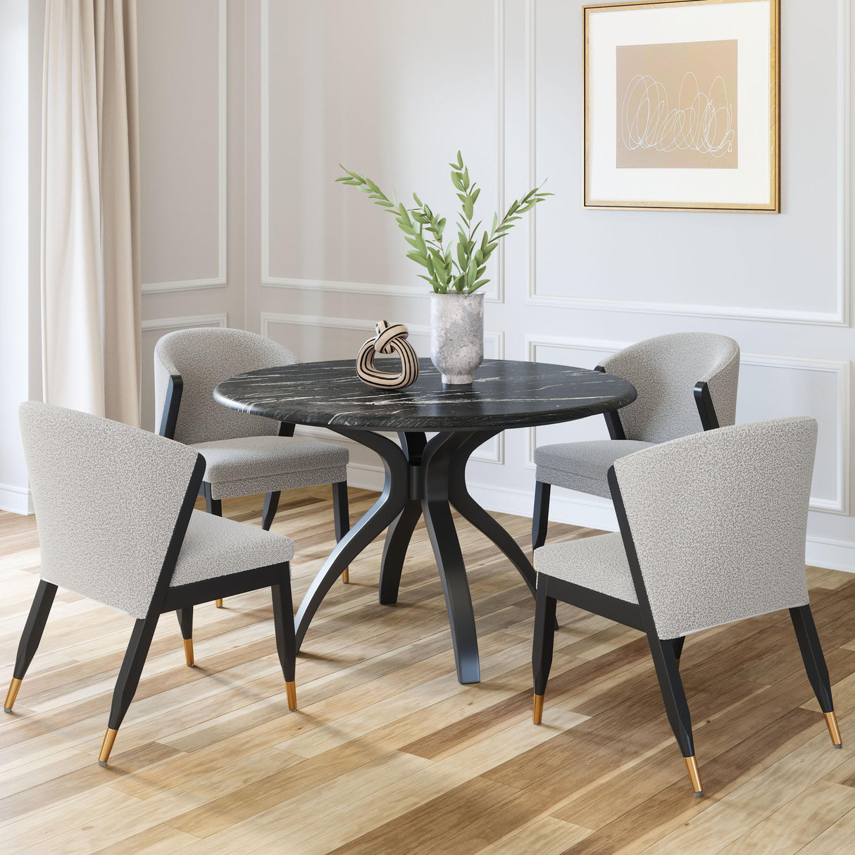 ZUO Sumay Dining Table Black