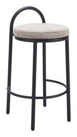 ZUO Sisal Counter Stool (Set of 2) Beige Tweed