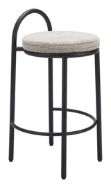 ZUO Sisal Counter Stool (Set of 2) Beige Tweed