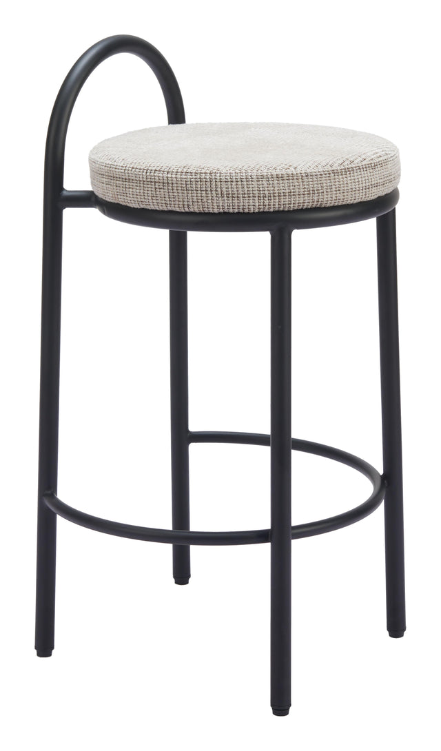ZUO Sisal Counter Stool (Set of 2) Beige Tweed