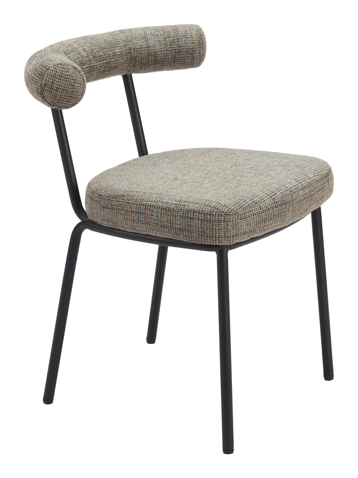 ZUO Kede Dining Chair (Set of 2) Green Tweed