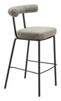 ZUO Kede Barstool Green Tweed