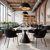 ZUO Essen Dining Chair Black & Bronze