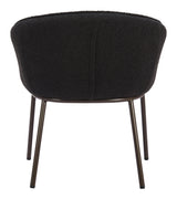 ZUO Essen Dining Chair Black & Bronze