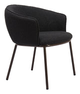 ZUO Essen Dining Chair Black & Bronze