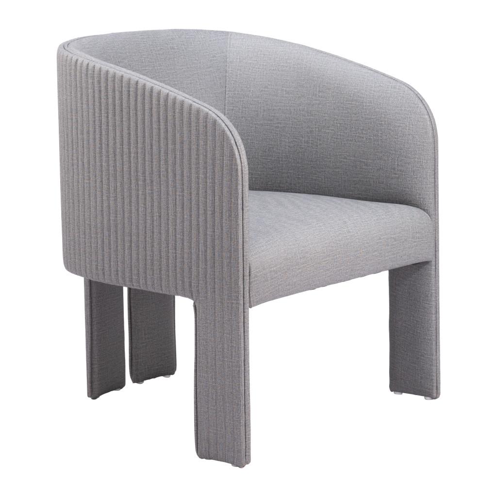 ZUO Hull Accent Chair Slate Gray