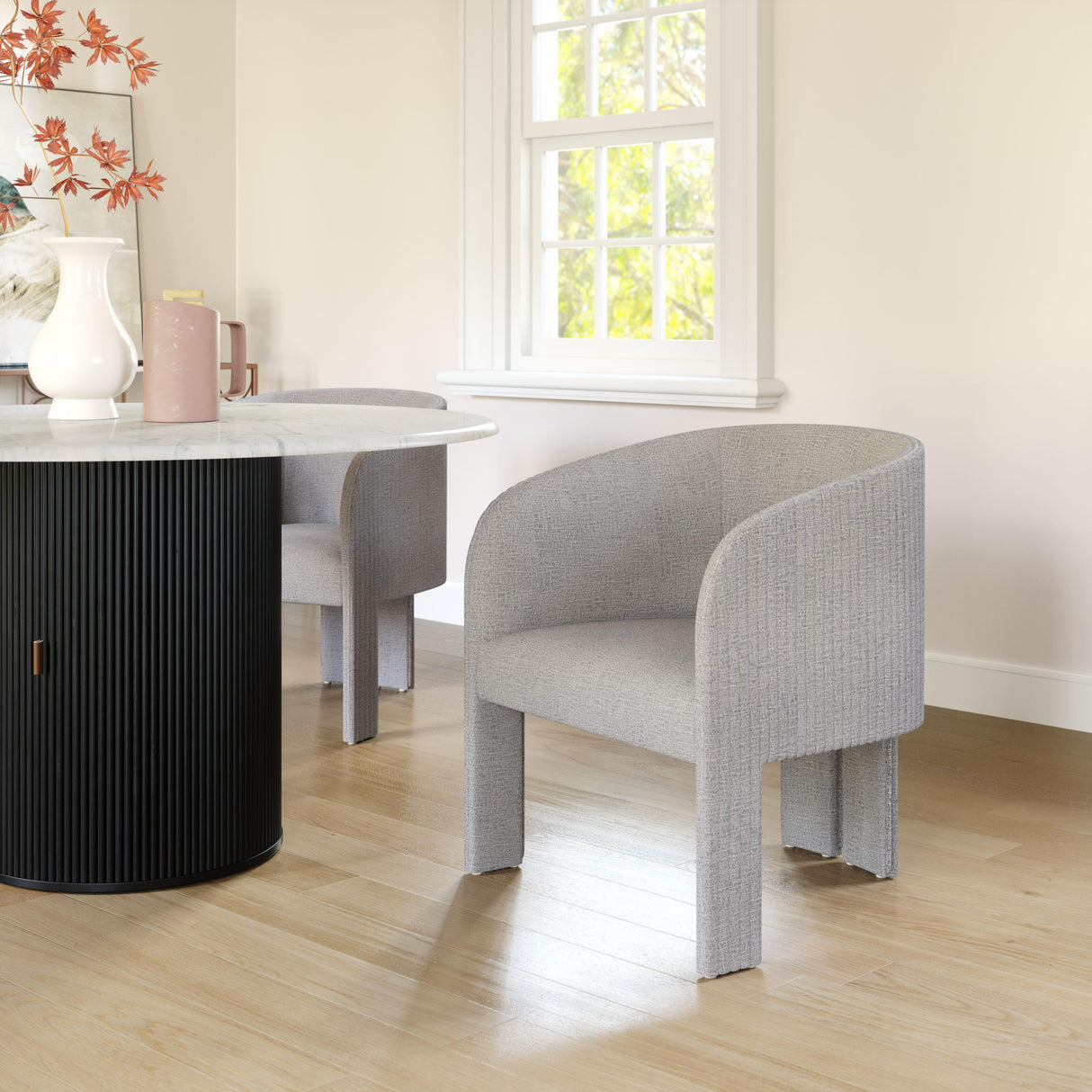 ZUO Hull Accent Chair Slate Gray