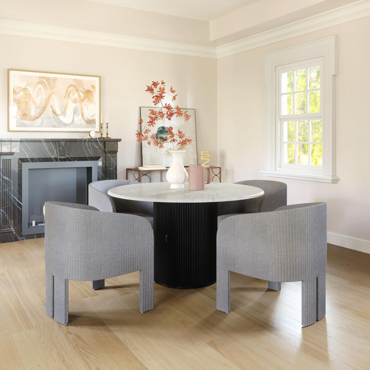 ZUO Hull Accent Chair Slate Gray