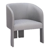 ZUO Hull Accent Chair Slate Gray