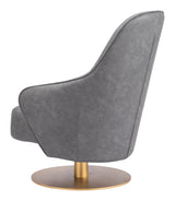 ZUO Withby Accent Chair Gray