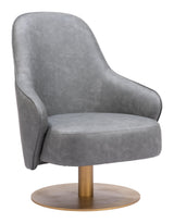 ZUO Withby Accent Chair Gray