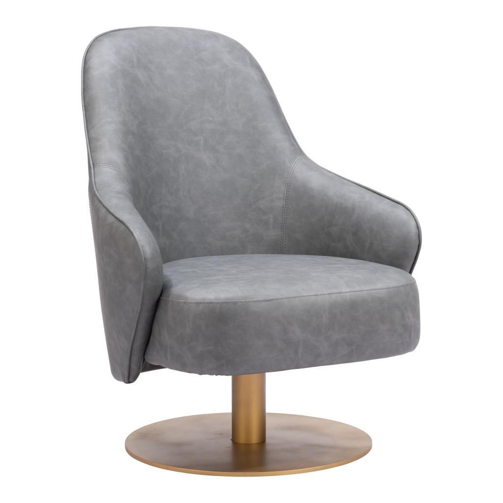 ZUO Withby Accent Chair Gray