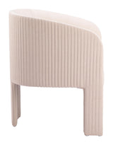 ZUO Hull Accent Chair Beige