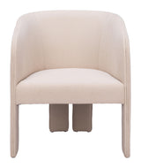 ZUO Hull Accent Chair Beige