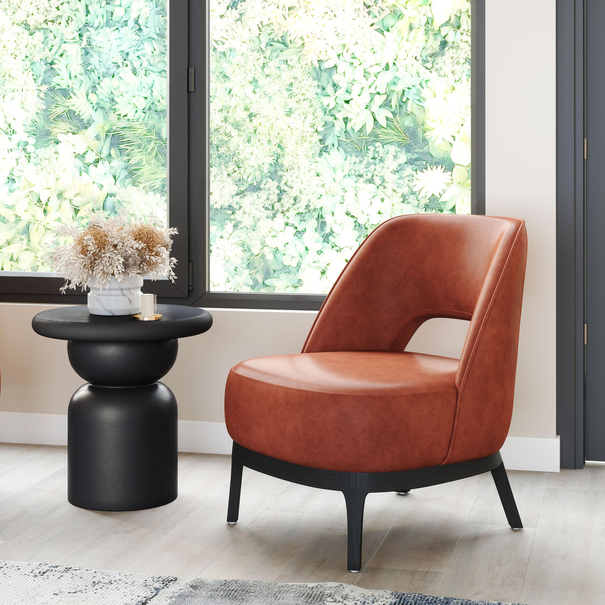 ZUO Mistley Accent Chair Brown