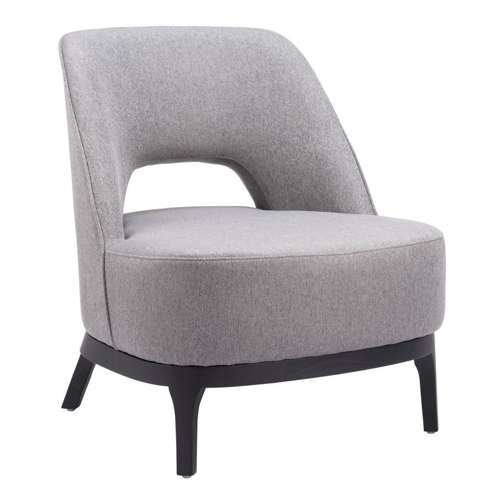 ZUO Mistley Accent Chair Gray
