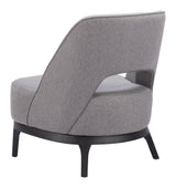 ZUO Mistley Accent Chair Gray