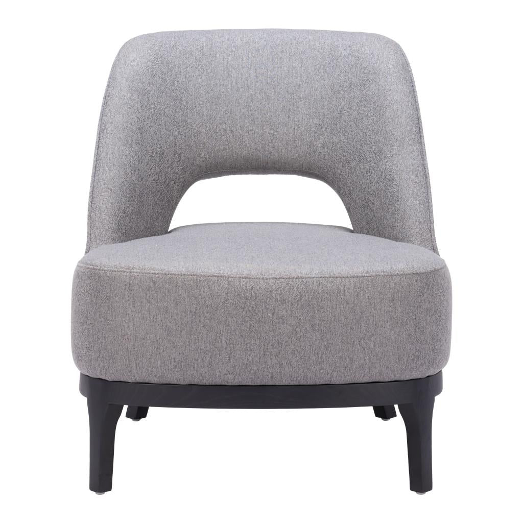 ZUO Mistley Accent Chair Gray