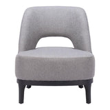 ZUO Mistley Accent Chair Gray