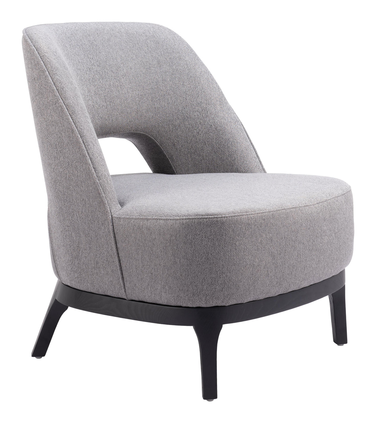 ZUO Mistley Accent Chair Gray