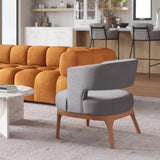 ZUO Penryn Accent Chair Slate Gray