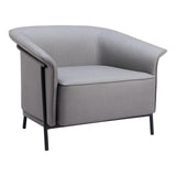 ZUO Burry Accent Chair Slate Gray