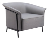 ZUO Burry Accent Chair Slate Gray