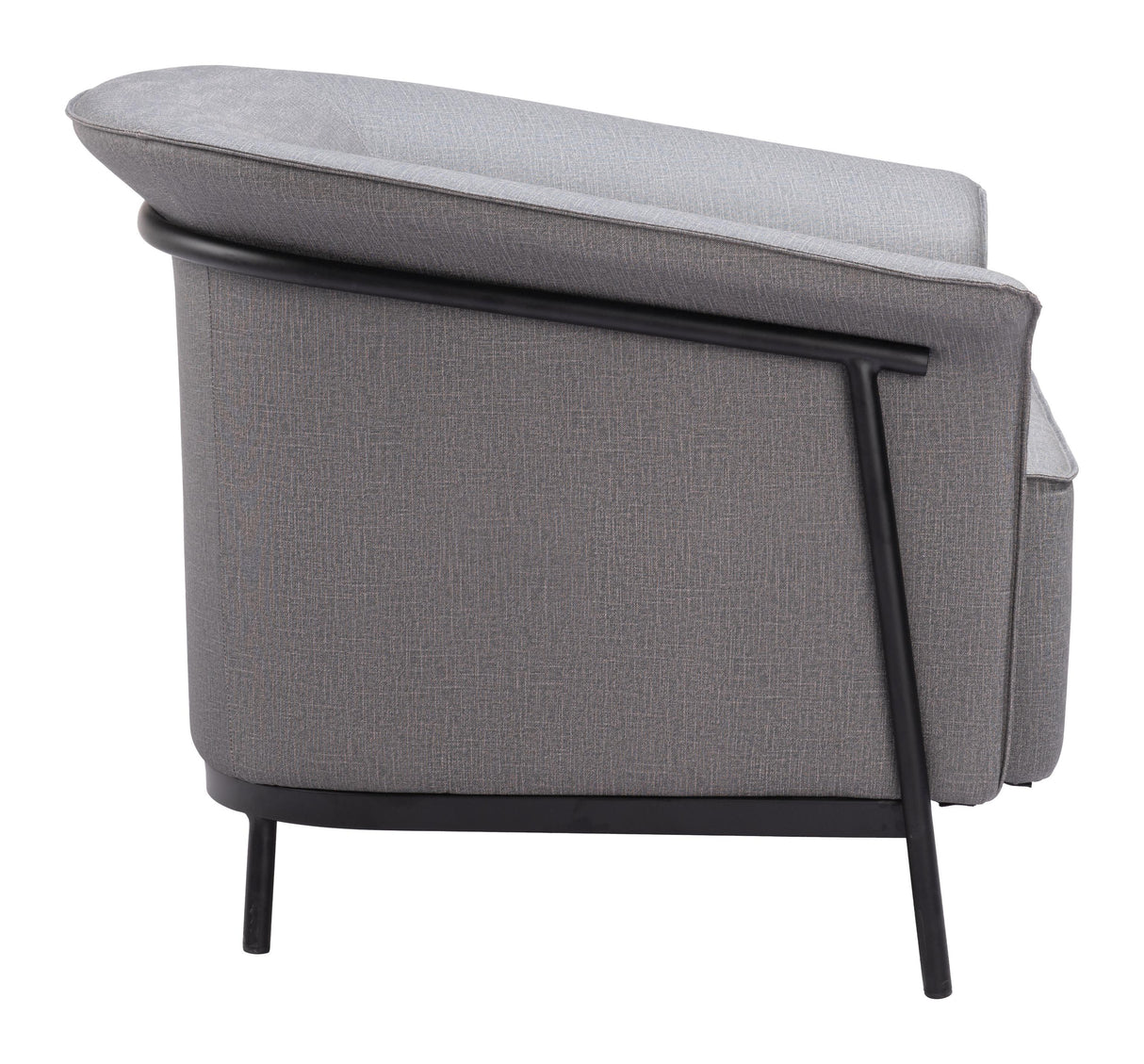 ZUO Burry Accent Chair Slate Gray