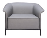 ZUO Burry Accent Chair Slate Gray