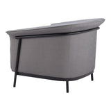 ZUO Burry Accent Chair Slate Gray