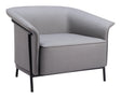 ZUO Burry Accent Chair Slate Gray