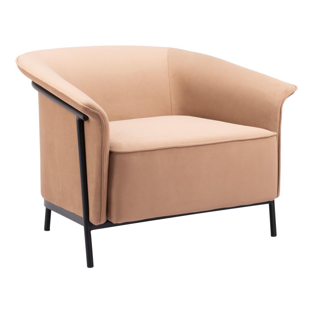 ZUO Burry Accent Chair Tan