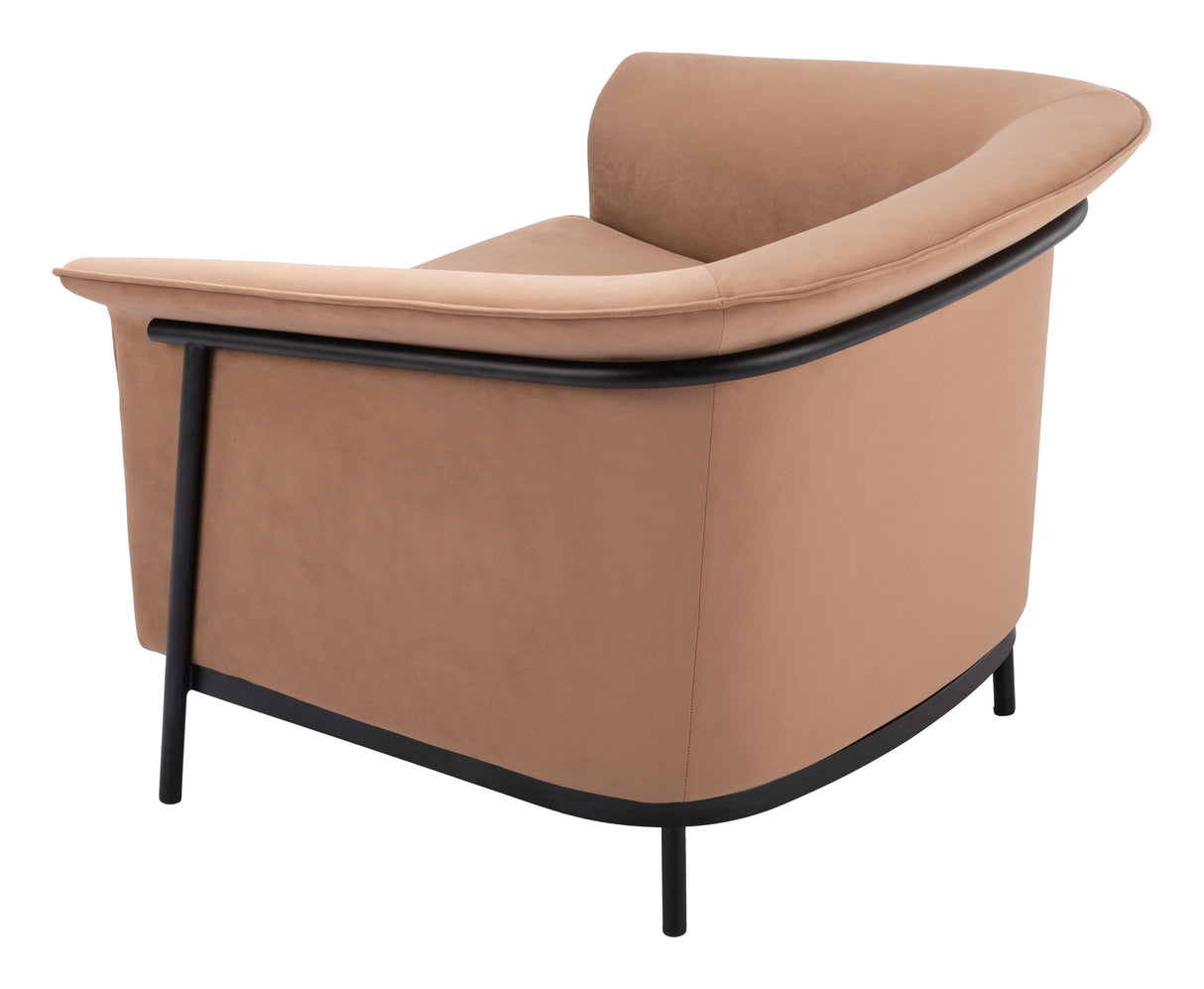 ZUO Burry Accent Chair Tan