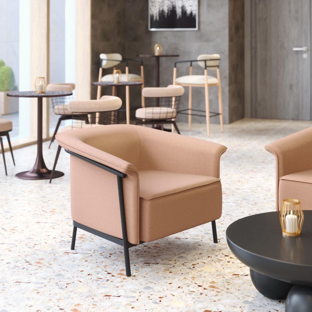 ZUO Burry Accent Chair Tan