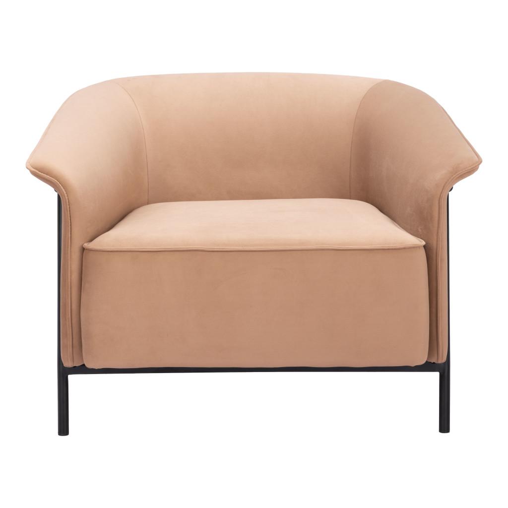 ZUO Burry Accent Chair Tan
