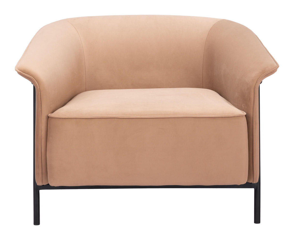 ZUO Burry Accent Chair Tan