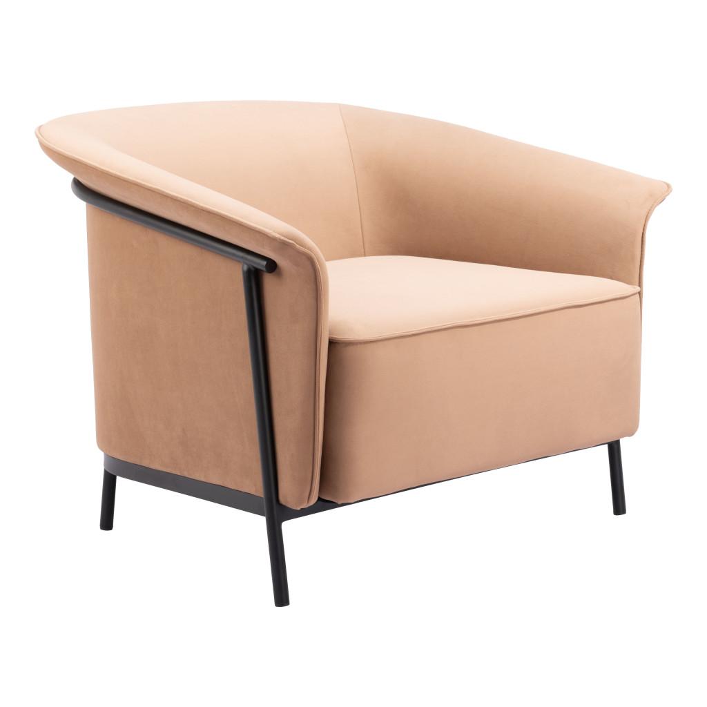 ZUO Burry Accent Chair Tan