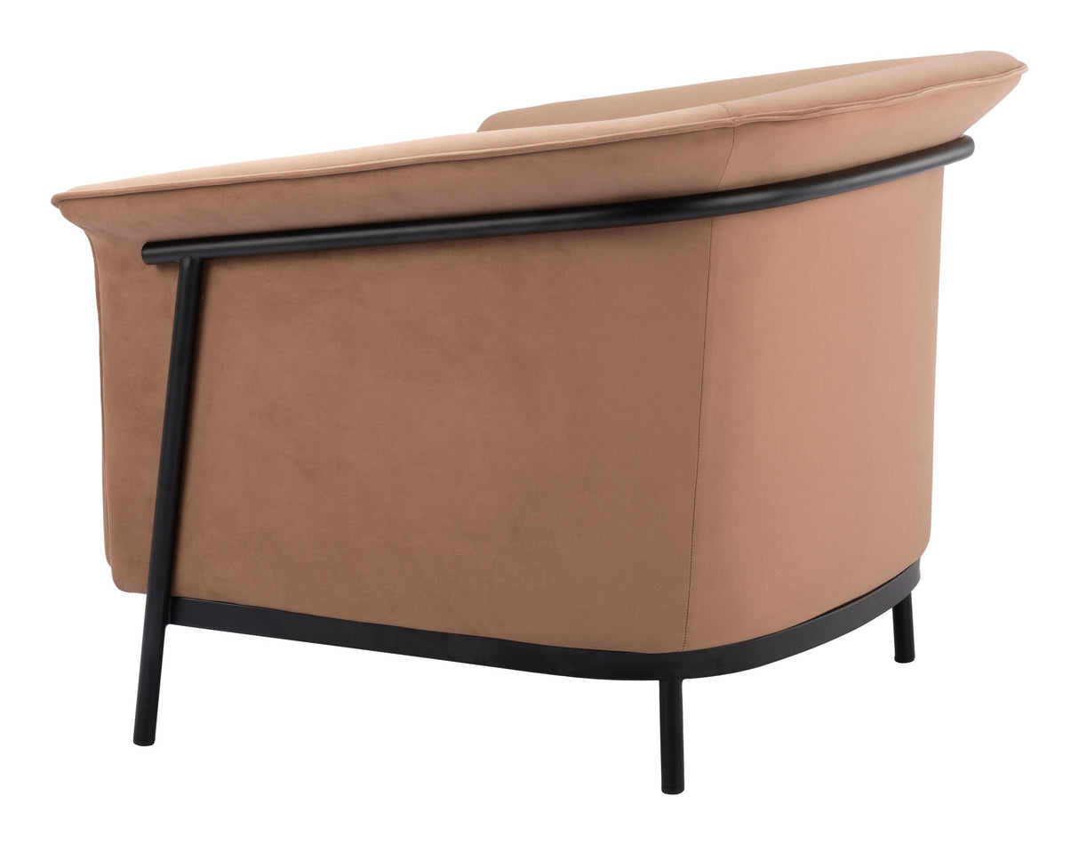 ZUO Burry Accent Chair Tan