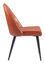 ZUO Silloth Armless Dining Chair (Set of 2) Brown