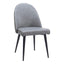 ZUO Silloth Armless Dining Chair (Set of 2) Gray