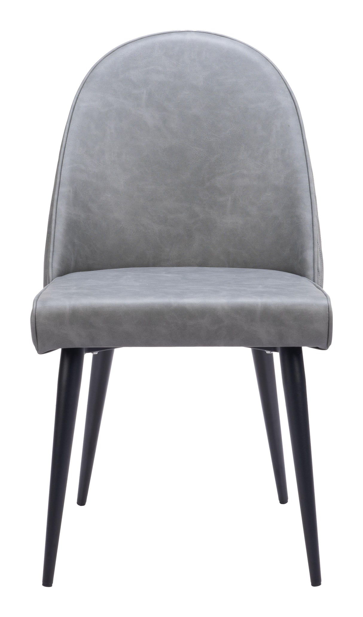 ZUO Silloth Armless Dining Chair (Set of 2) Gray