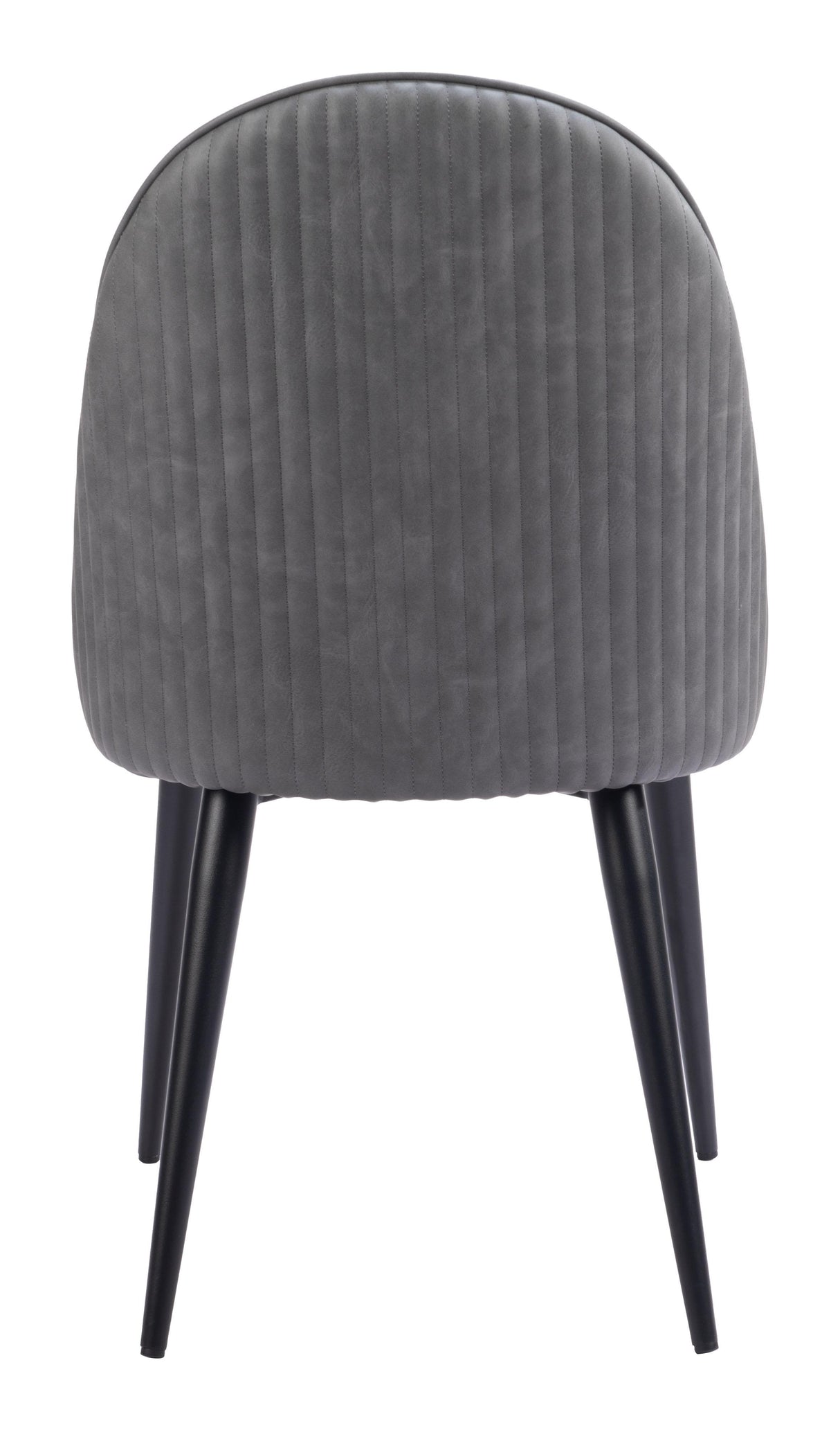 ZUO Silloth Armless Dining Chair (Set of 2) Gray