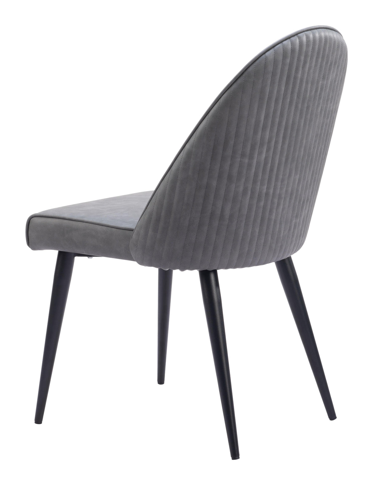 ZUO Silloth Armless Dining Chair (Set of 2) Gray